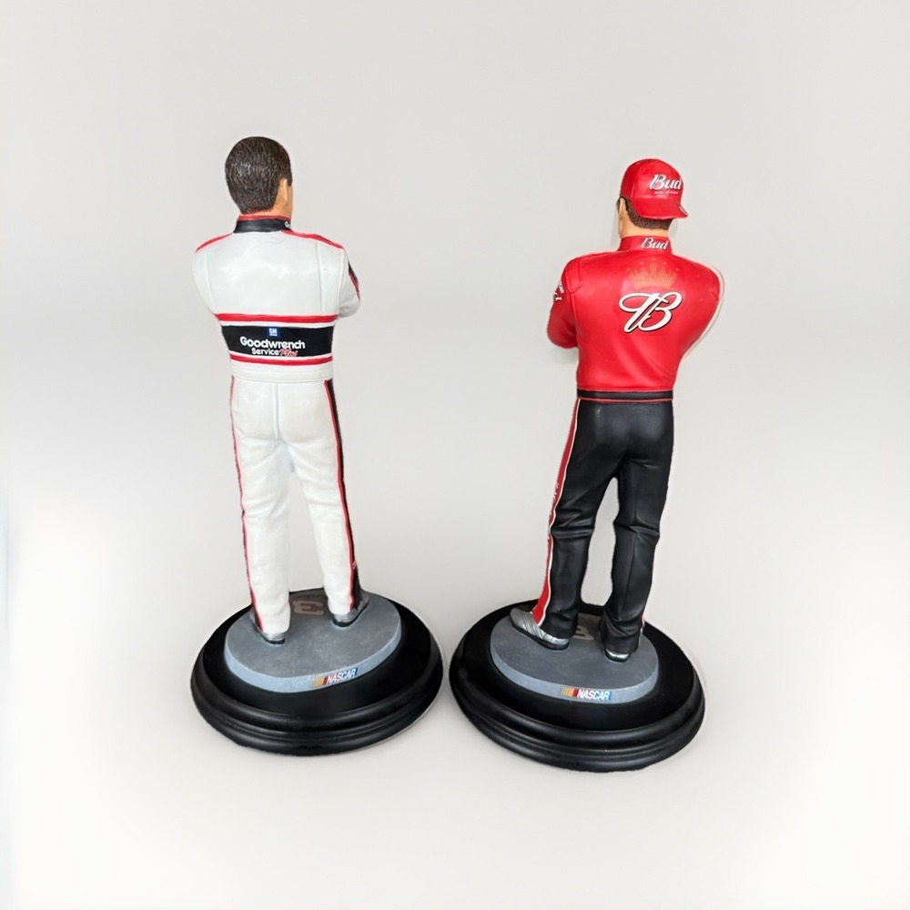 NASCAR Dale Earnhardt & Jr Limited Edition 9" Figurines - Picture 2 of 4